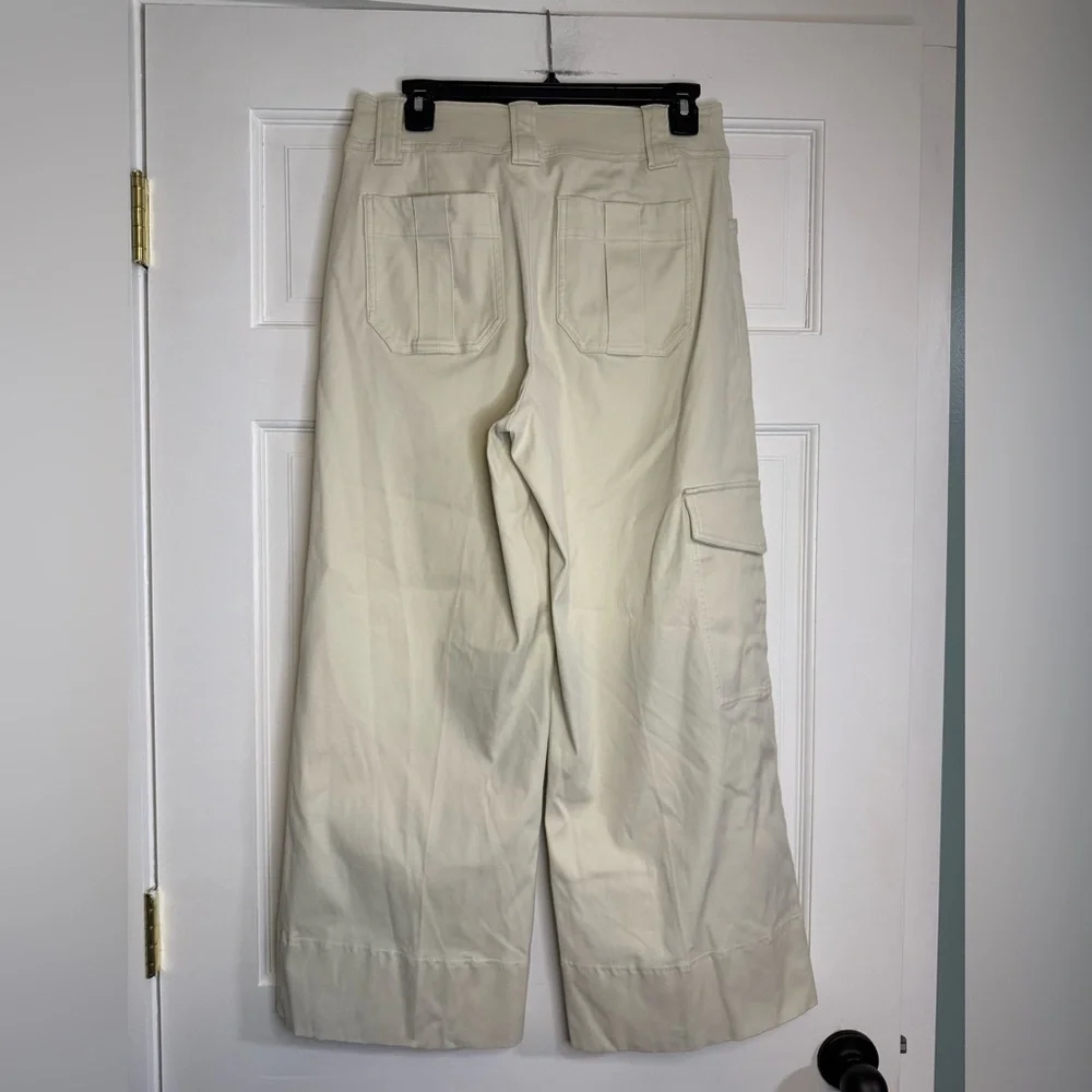 SPANX Stretch Twill Cropped Wide Leg Trouser - Picture 2 of 3